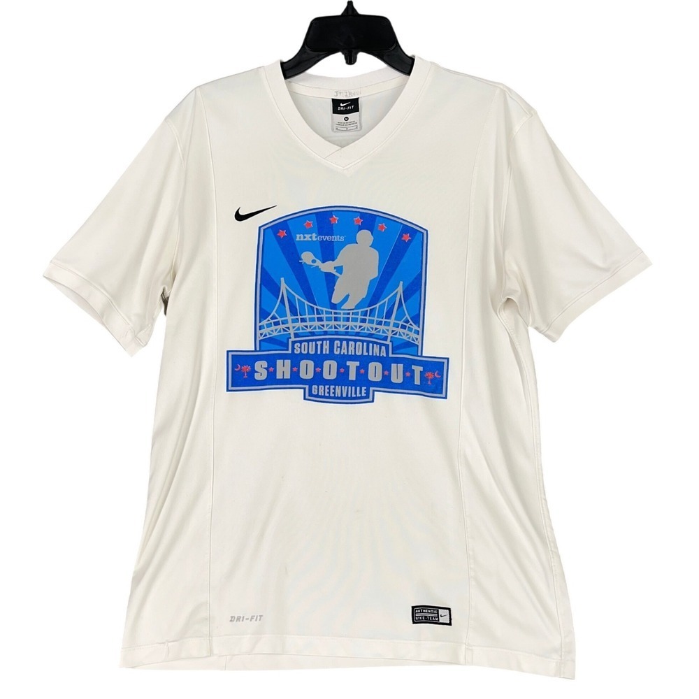 Nike Shirt Mens M Dri Fit South Carolina Shootout Greenville Lacrosse LAX Team